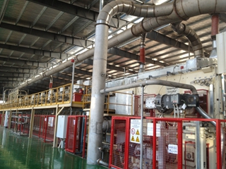 2012年11月我司壓機(jī)尾氣濕處理全套設(shè)備在江蘇昇茂木業(yè)有限公司已投產(chǎn)驗(yàn)收