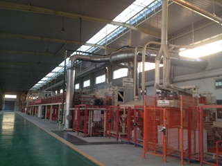 2014年5月我司壓機(jī)尾氣濕處理全套設(shè)備在安徽麒翔林產(chǎn)品有限公司已投產(chǎn)驗(yàn)收